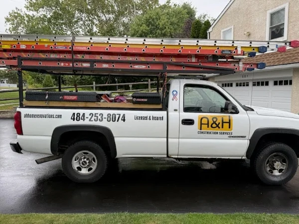 The A&H Home Renovations truck